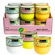 Set cu 12 creme de corp asortate, cu arome de fructe, IDC Institute, 44111