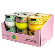 Set cu 12 creme de corp asortate, cu arome de fructe, IDC Institute, 44111