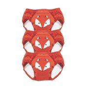 Set de 3 chilotei de antrenament la olita My Little Training Pants, 2-3 ani, Vulpe