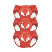 Set de 3 chilotei de antrenament la olita My Little Training Pants, 3-4 ani, Vulpe