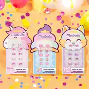 Unghii false press-on, World, Set de 3 blistere, 35080, Martinelia