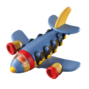 Jucarie de construit 3D Avion cu reactie 089.106, 13 cm