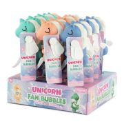 Baloane de sapun cu ventilator - unicorn