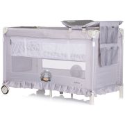 Patut pliabil chipolino palace hippo grey hubkosipa251hi