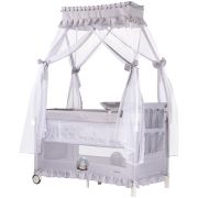 Patut pliabil chipolino palace hippo grey hubkosipa251hi
