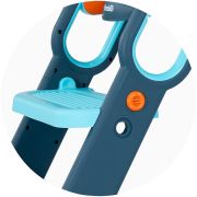 Reductor toaleta cu scara chipolino flippy blue hubstpfl0252bl