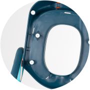 Reductor toaleta cu scara chipolino flippy blue hubstpfl0252bl
