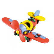 Jucarie de construit mic-o-mic 3D Avion 089.002, 14.3 cm