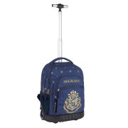Troler Harry Potter Hogwarts cu 2 compartimente si buzunare, 33x49x18 cm