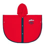 Pelerina de ploaie tip poncho, Spiderman, Rosu, 5 - 6 ani
