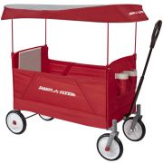 Carucior pliabil de tractat cu baldachin Radio Flyer EZ Fold Wagon