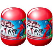 Set 2 mini- figurine surpriza in capsula de plastic, Spiderman