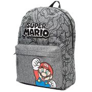 Rucsac Super Mario cu buzunar frontal, 32x25x10 cm