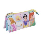 Penar Disney Princess cu 3 compartimente, 22x11,5x2 cm