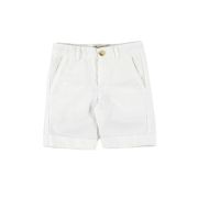 Pantaloni scurti albi din in (3200), 3 ani / 98 cm