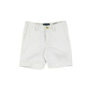 Pantaloni scurti albi din in (3203), 9 ani / 134 cm