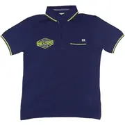 Tricou polo bleumarin cu maneca scurta si imprimeu (6140), 10 ani / 140 cm