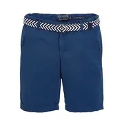 Pantaloni scurti bleumarin cu curea (6261), 10 ani / 140 cm