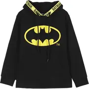 Hanorac cu gluga si buzunar frontal Batman, 7 ani / 122 cm