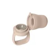 Bibs - dispozitiv de hranire baby feeder cu 2 tetine din silicon, blush bbb4350244