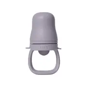 Bibs - dispozitiv de hranire baby feeder cu 2 tetine din silicon, fossil grey bbb4350303