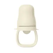 Bibs - dispozitiv de hranire baby feeder cu 2 tetine din silicon, ivory bbb4350216