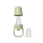 Bibs - dispozitiv de hranire baby feeder cu 2 tetine din silicon, sage bbb4350250