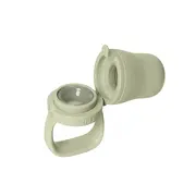 Bibs - dispozitiv de hranire baby feeder cu 2 tetine din silicon, sage bbb4350250