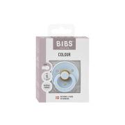 Bibs - suzeta colour latex, tetina rotunda, 0+ luni, ambalaj premium-baby blue bbb1001000231