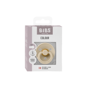 Bibs - suzeta colour latex, tetina rotunda, 0+ luni, ambalaj premium-vanilla bbb1001000245