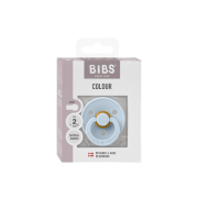 Bibs - suzeta colour latex, tetina rotunda, 6+ luni, ambalaj premium-baby blue bbb2002000231