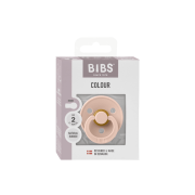 Bibs - suzeta colour latex, tetina rotunda, 6+ luni, ambalaj premium-blush bbb2002000244