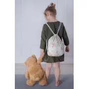 Paturica Pentru Copii Nature Bambus By Amy Cu Doua Fete, 100x70cm + Cadou Rucsacel Comori Din Natura Pjb82726