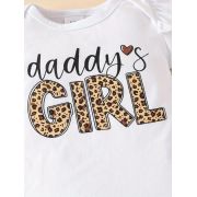 Set "daddy's girl" – body, pantaloni scurti si bentita cu imprimeu leopard mbtu107-r1