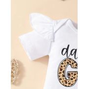 Set "daddy's girl" – body, pantaloni scurti si bentita cu imprimeu leopard mbtu107-r1