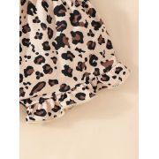 Set "daddy's girl" – body, pantaloni scurti si bentita cu imprimeu leopard mbtu107-r1