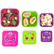 Set cutiute Snack Pots Pink, Trunki