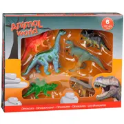 Set 6 figurine din cauciuc - Dinozauri