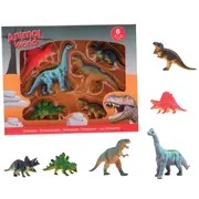 Set 6 figurine din cauciuc - Dinozauri