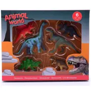 Set 6 figurine din cauciuc - Dinozauri