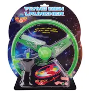 Disc zburator luminos cu dispozitiv de lansare, 25 cm