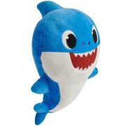 Jucarie muzicala din plus Daddy Shark, Baby Shark, 25 cm