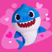 Jucarie muzicala din plus Daddy Shark, Baby Shark, 25 cm