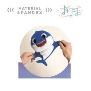 Jucarie muzicala din plus spandex Daddy Shark, Baby Shark, 25 cm