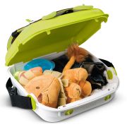 Geanta-scaun inaltator YummiGo Green | Gray