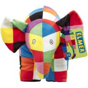 Jucarie din plus Elefantul Elmer, 21 cm