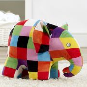 Jucarie din plus Elefantul Elmer, 21 cm