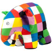 Jucarie din plus Elefantul Elmer, 21 cm