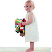 Jucarie din plus Elefantul Elmer, 21 cm