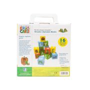 The Very Hungry Caterpillar | Joc 16 cuburi din lemn